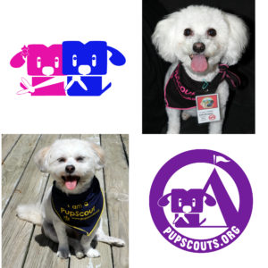 Delia and Chewy PupScouts Troop 314